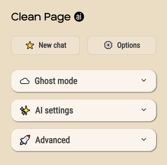 Screenshot of the sidebar showing the logo, New Chat button, and History list